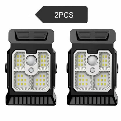 Solar Motion Sensor Garden Light | Outdoor Clip On LED Courtyard Lawn Lamp