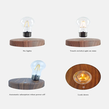 Magnetic Levitation Floating LED Bulb Lamp Desk Night Light Home Decor Gift