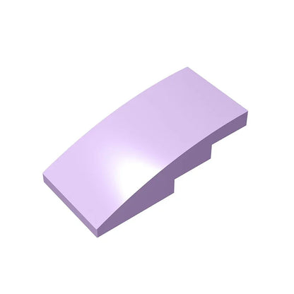 Slope, Curved 4 x 2 Building Block (Gobricks GDS-660) | Compatible with Lego 93606 Parts for DIY