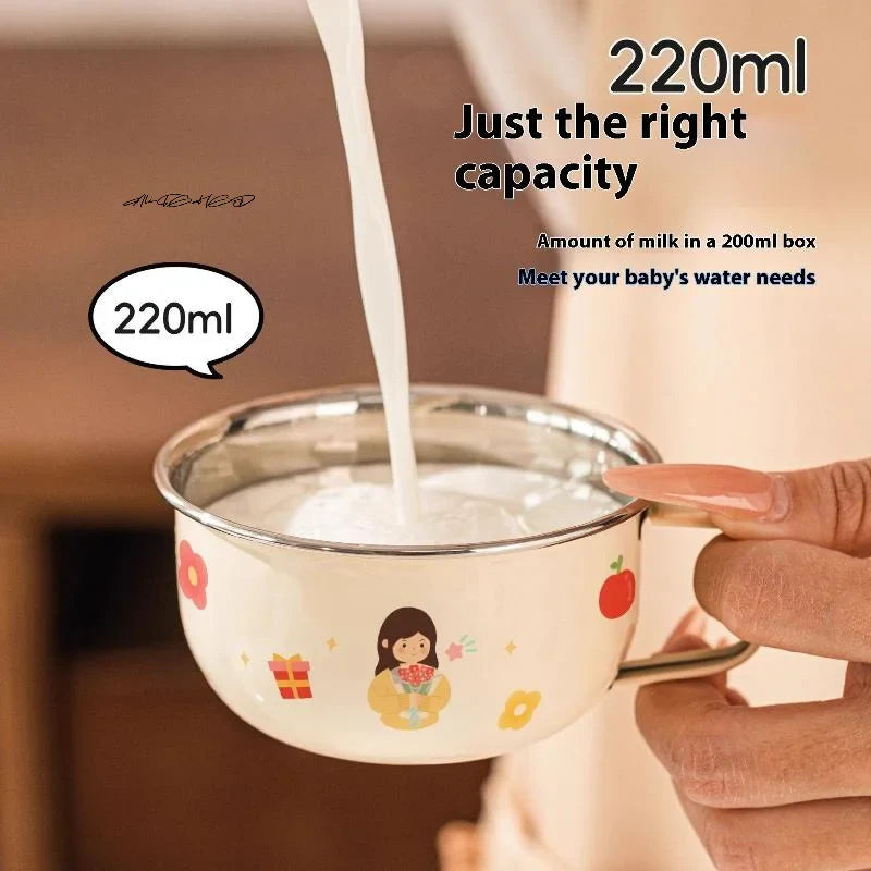 Kids Stainless Steel Cup | Anti-Scalding Mini Mug for Toddlers
