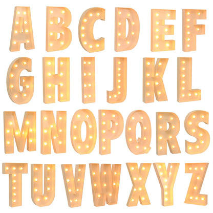 91.5CM Giant Letter Led Light Frame Box Baby Shower 1st Birthday Wedding Party Decor Christmas DIY Name Balloon Filling Box
