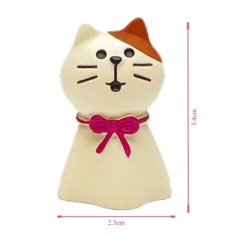 Artisanat de décoration en résine de chat, petite grenouille scène de pluie pour la décoration de bureau, ornements artisanaux, collection de jouets, cadeaux en gros Nouveauté 2024