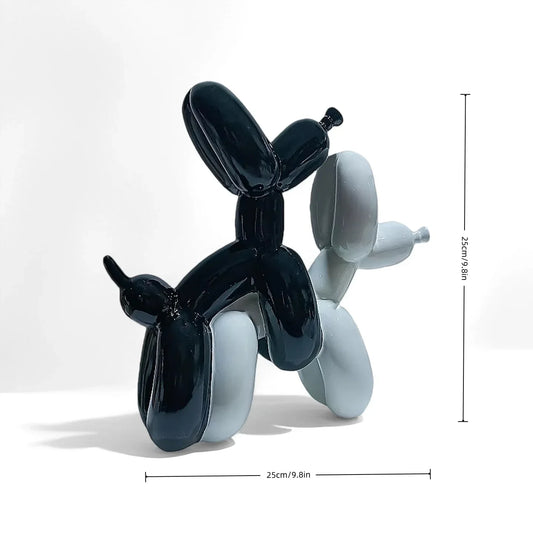 Modern Resin Balloon Dog Sculpture, Animal Craft, Home Decor, Dog Statue, Christmas Gift, Deco