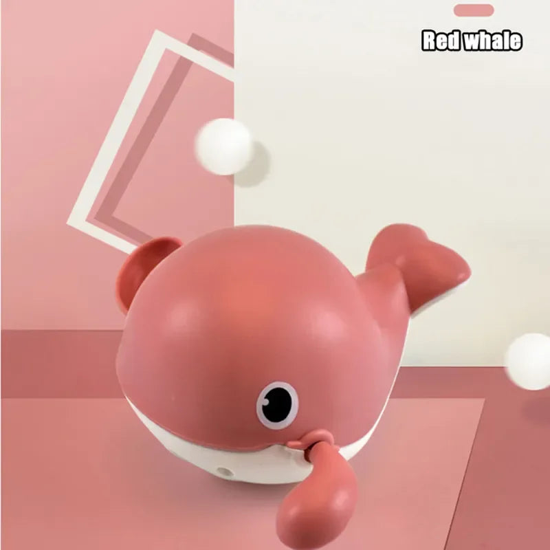 Whale Clockwork Bath Toy | Wind-Up Swimming Water Play for Toddlers