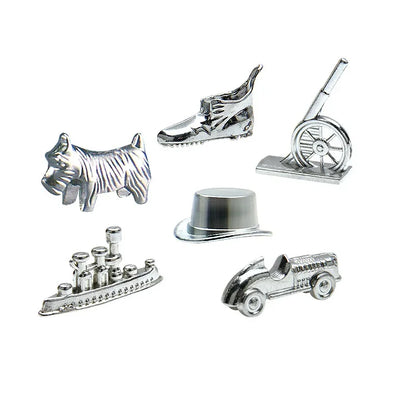 8 Pcs/Set Alloy Chess Pieces Board Games Accessories