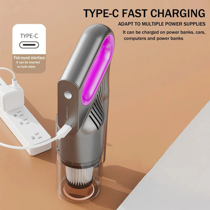 3 in 1 Cordless Handheld Vacuum Rechargeable Cyclonic for Car Home PC