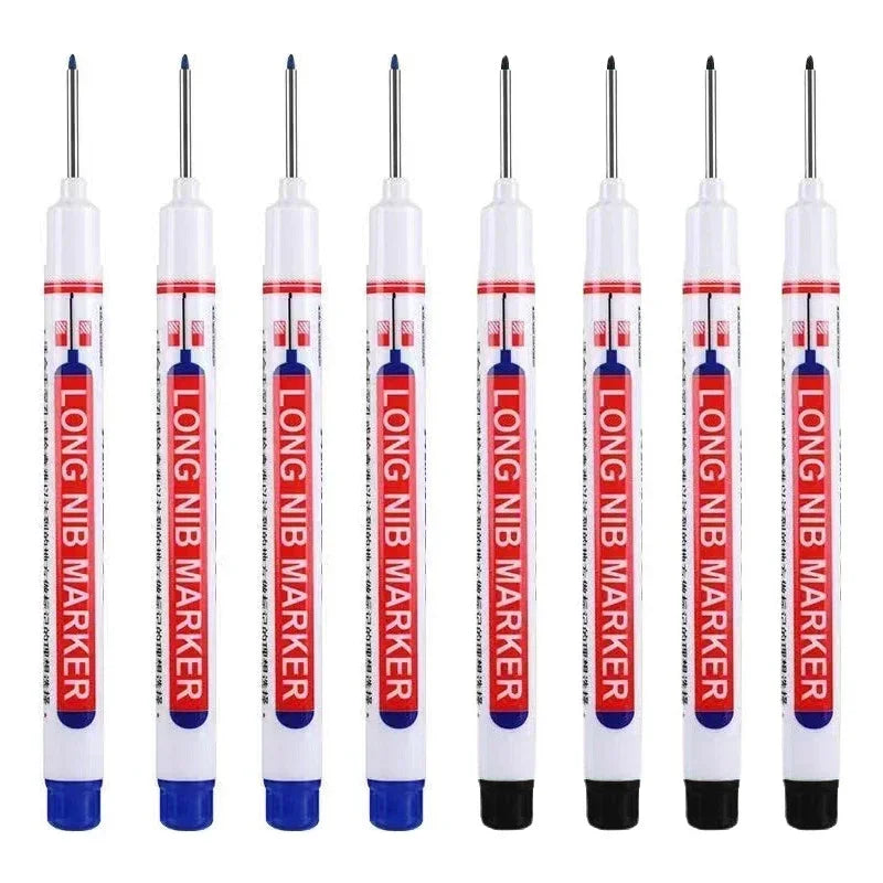 20mm Deep Hole Long Nib Markers Set | Multi-Purpose Perforating Pen for Metal, Wood, and Glass