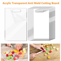 Acrylic Cutting Board Thickness Clear Fruits And Vegetables Anvil Board Household Anti Slip Antimold Cutting Board Kitchen Tools