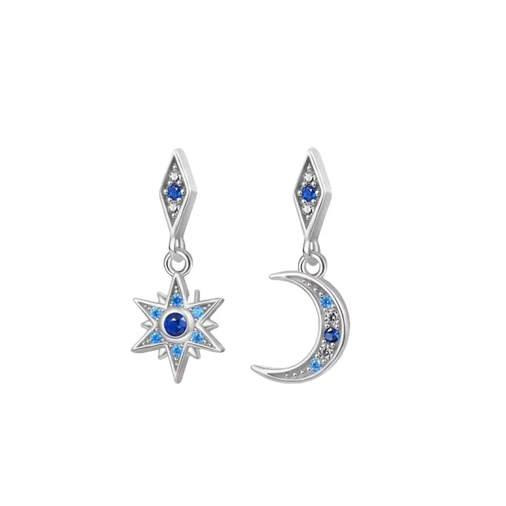 925 Silver Heart Butterfly Zircon Stud Earrings | Elegant Charm Jewelry Gift