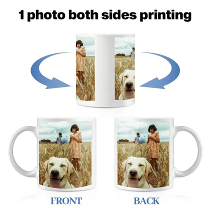 Custom Coffee Mug with Photo and Text | Personalized Gift Idea