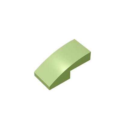 Gobricks GDS-795 Slope, Curved 2 x 1 Inverted | Compatible Building Block for DIY Projects