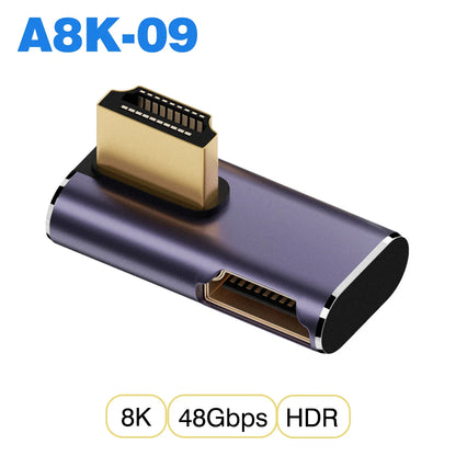HDMI-Compatible Adapter | Mini and Micro HDMI to HDMI 2.1 Converter 48Gbps 8K60Hz 4K120Hz
