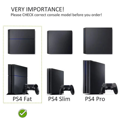 DATA FROG Vertical Stand for PS4 Fat Console | Anti-Slip Cooling Support Bracket