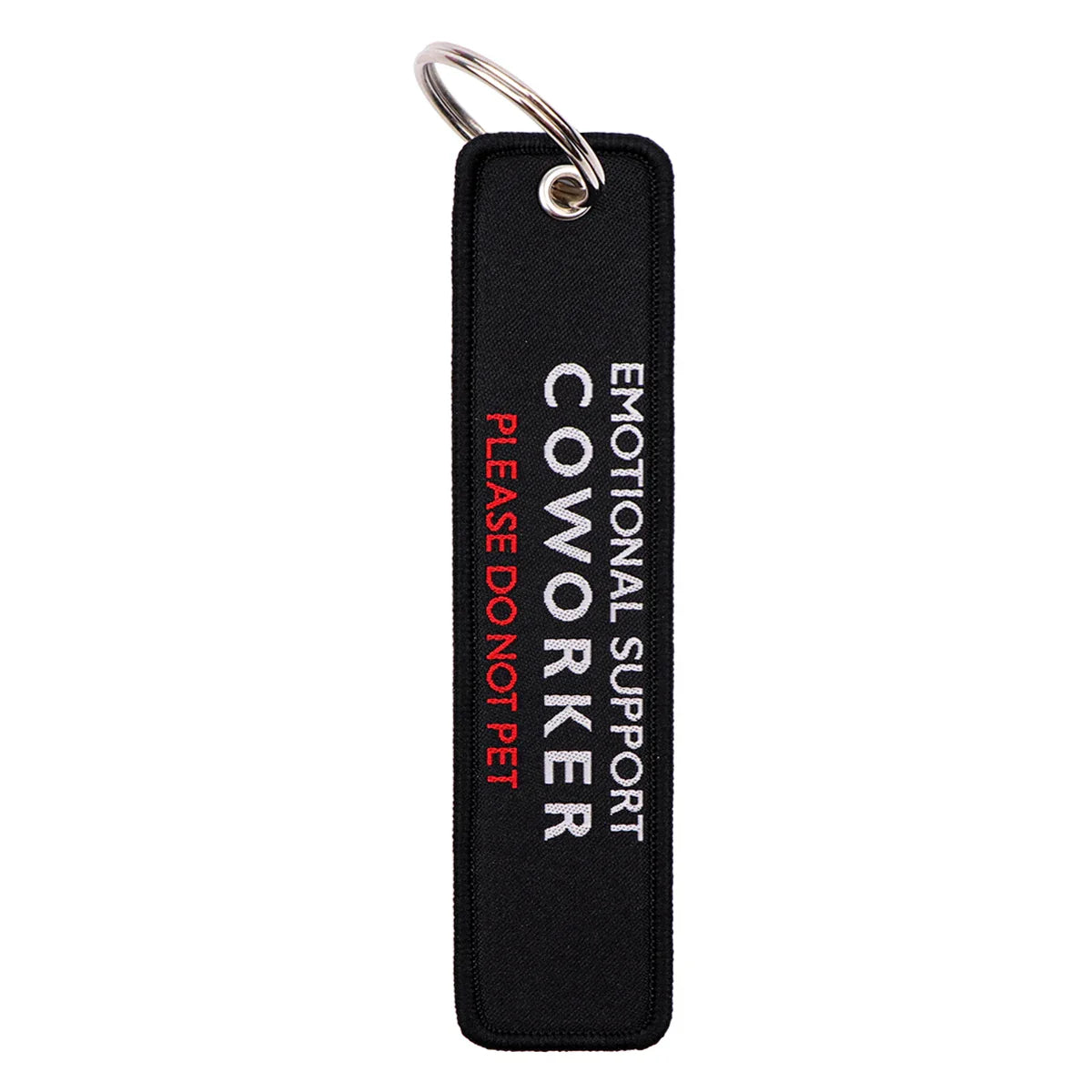 Spanish Quotes Embroidery Key Tag | Motorcycle Keychain for Men