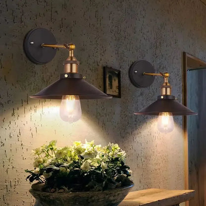 Wooden Wall Lamp with Switch – Modern E27 Color Sconce for Bedroom & Living Room