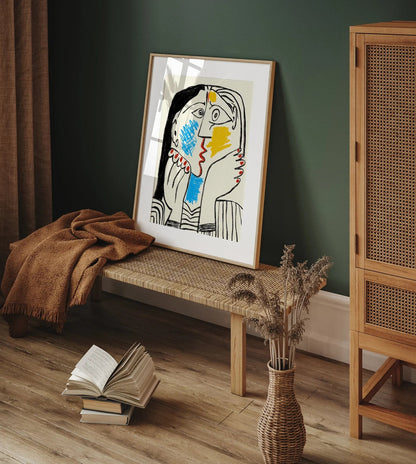 Picasso Exhibition poster, Picasso The Kiss Art Print, Gift Idea for friends, Picasso Exhibition Wall Art Decor, Famous Artist