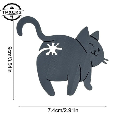 2pcs 3D Cat Butt Bread Bag Clip | Novelty Kitchen Gadget for Sealing Snack Bags
