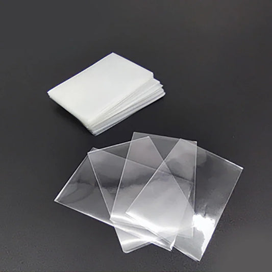 100 unidades/juego de fundas transparentes de varios tamaños para juegos de cartas Magic, Tarot, Póker, Protector de cartas de juego de mesa
