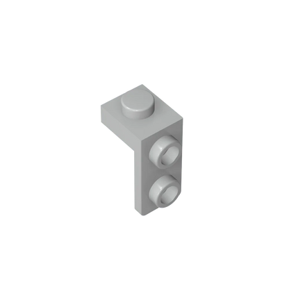 Gobricks Bracket 1 x 1 - 1 x 2 | Compatible Building Block