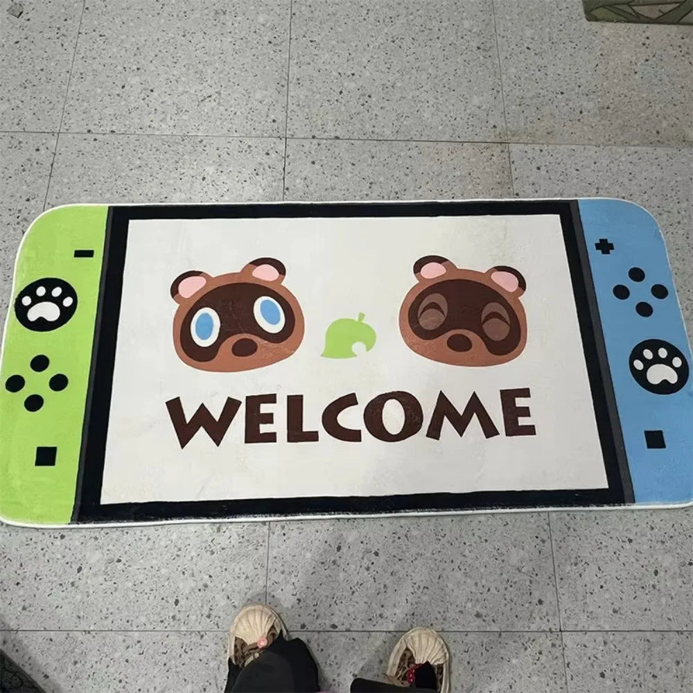 VIKAMA Tapis en forme de manette de jeu en peluche de dessin animé pour chambre d'enfant, aire de jeu, tapis de sol décoratif, décoration d'intérieur