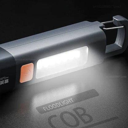 Mijia Outdoor Flashlight Portable Strong Light | Variable Focus Rechargeable LED Flashlight
