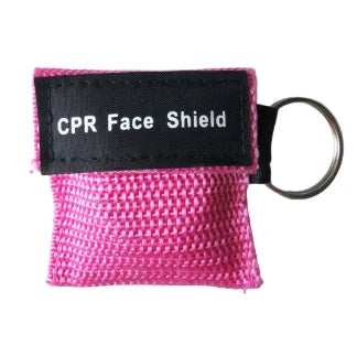 Compact CPR Face Shield Keychain | Portable Emergency Resuscitator Mask