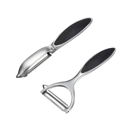 Stainless Steel Vegetable Peeler Set | Multifunctional Kitchen Peeler and Grater