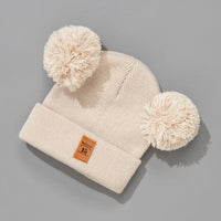 Baby Knit Pom Pom Hat | Warm Winter Cap for Toddlers