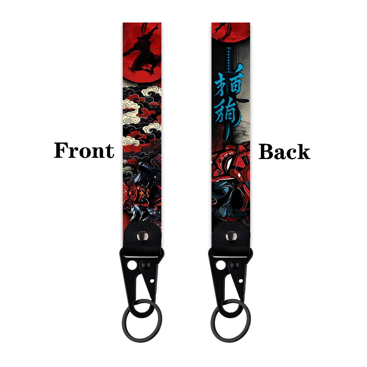 Samurai Cat Keychain | Unique Car and Motorcycle Key Ring Gift