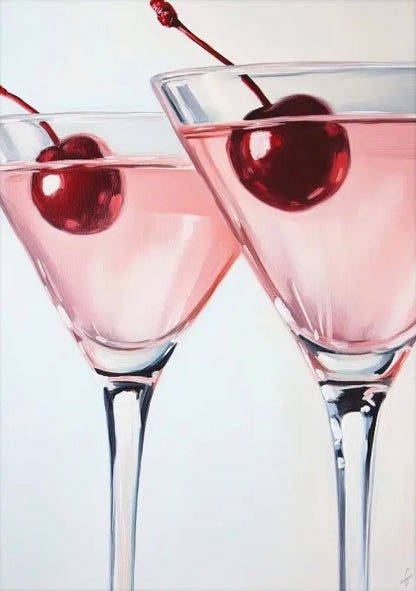 Food Kitchen Cocktail Wine Art Decor Canvas Printing Poster Kitchen Dining Room Living Room Aesthetic Wall Decor Foodies Prints