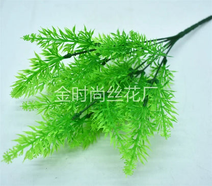 Planta artificial pequeña, helecho de Boston, hierba verde, decoración del hogar, hojas falsas, follaje, decoración de jardín, fiesta, bodas
