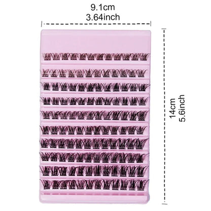 120PCS Lash Clusters DIY Wispy Individual Lashes Extensions | D Curl Natural Look