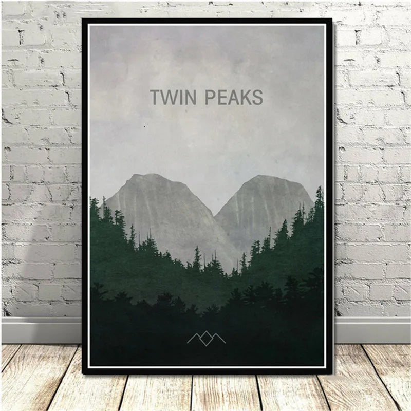 Série télévisée Twin Peaks Affiches d'anime de films classiques et impressions sur toile Peintures d'art murales pour la décoration intérieure du salon