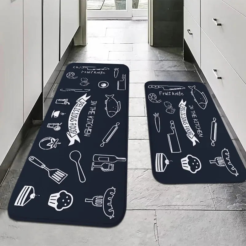 American Country Kitchen Floor Mat