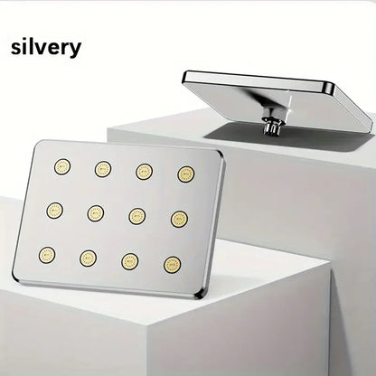 10" Large Overhead Shower Head Pressurized Anti-Block Universal Bathroom Hotel