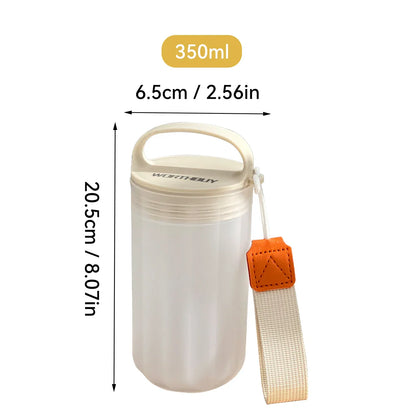 WORTHBUY Portable Plastic Water Bottle | Leak-proof Heat-resistant Tumbler for Travel and Sport