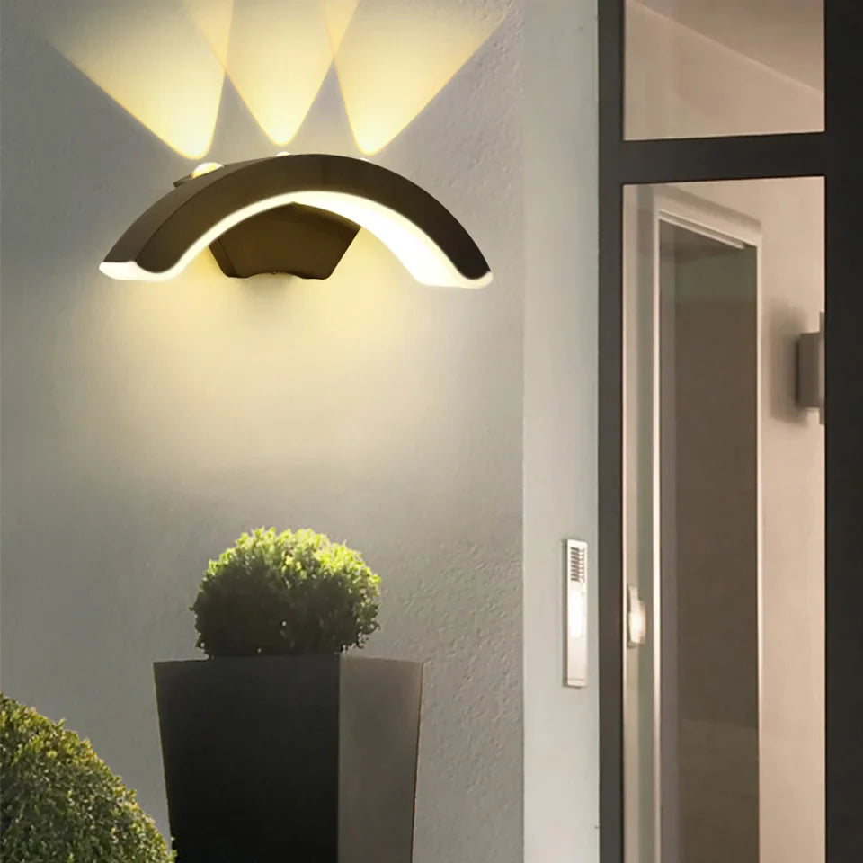 Outdoor Wall Light IP66 Waterproof 10W LED Sconce for Garden & Balcony