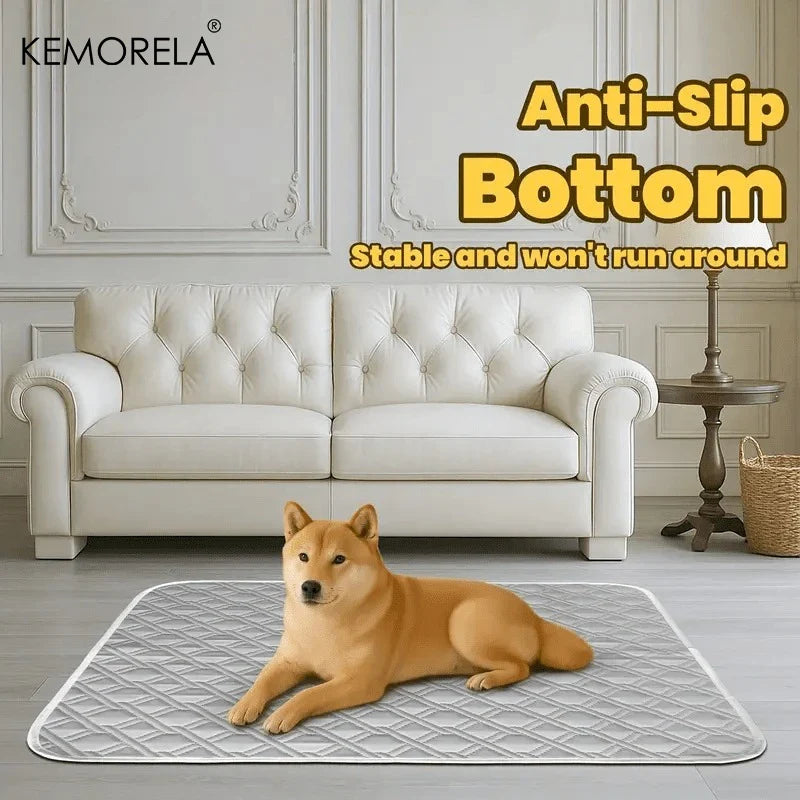 Paños lavables y reutilizables de 2 piezas para orina de gato y perro, almohadillas de entrenamiento para mascotas grandes y pequeñas, para todas las estaciones, varios tamaños disponibles