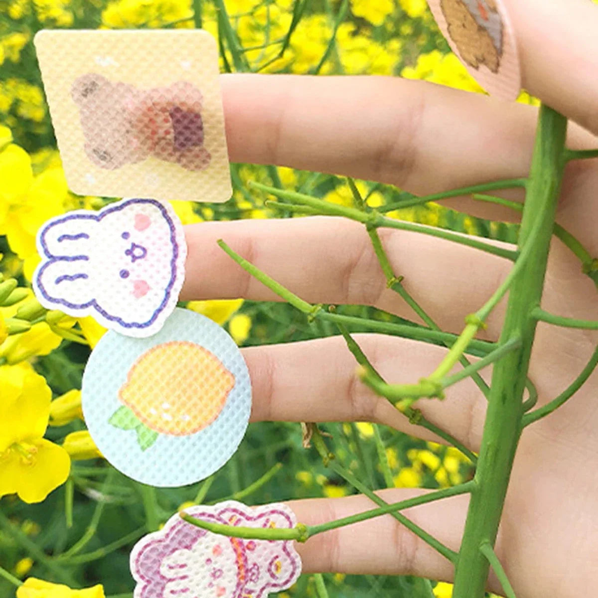 Girl Heart Mosquito Repellent Patches | 18 Pack Portable Stickers
