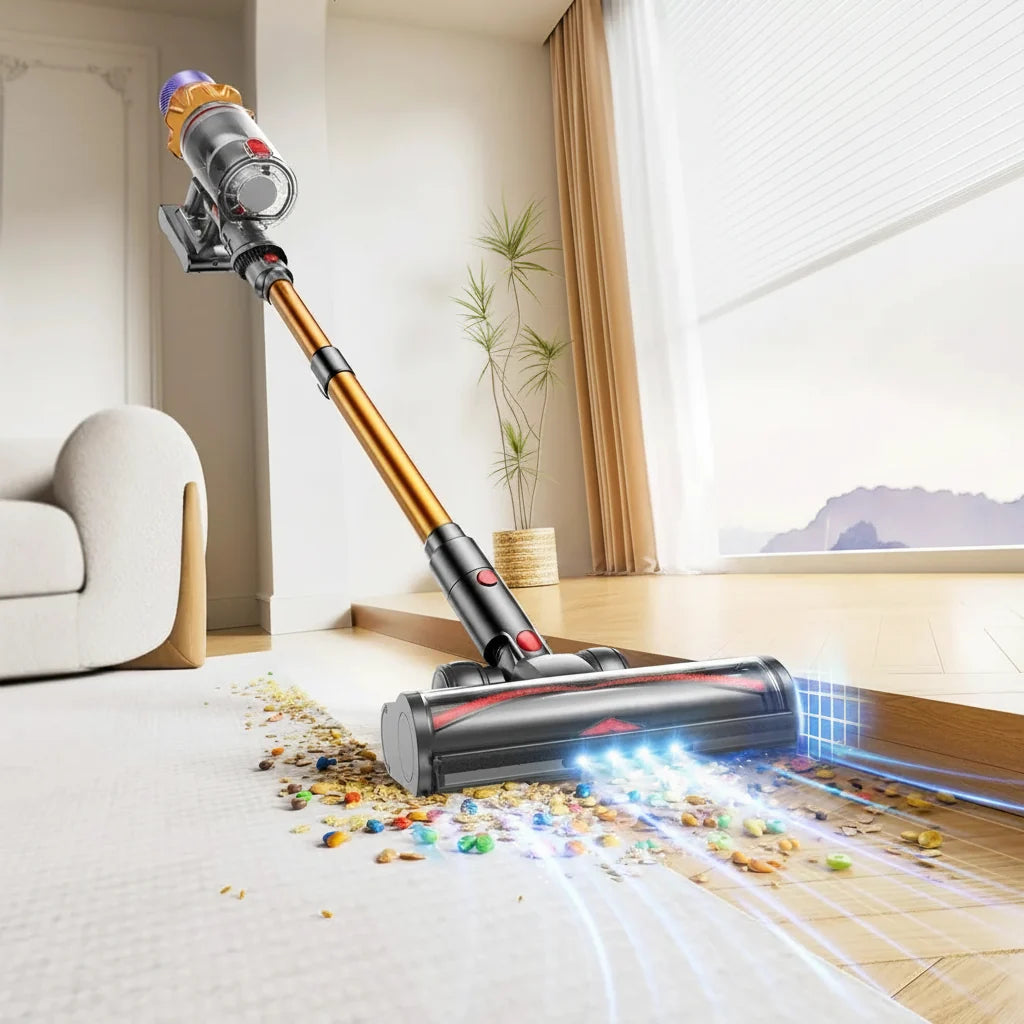 550W Cordless Vacuum Cleaner 45000Pa Powerful Brushless Motor Handheld Home