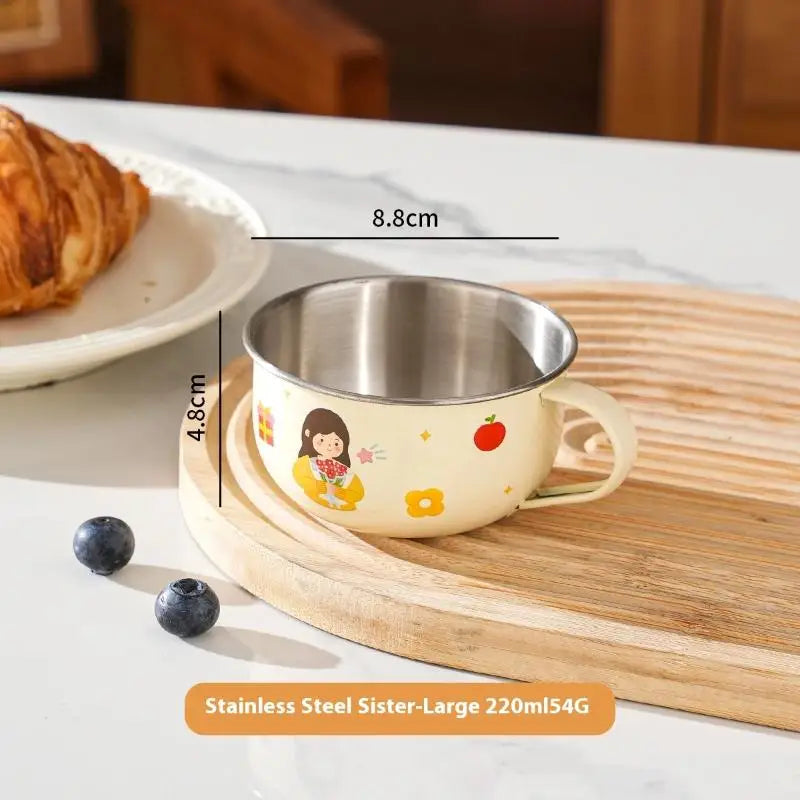 Kids Stainless Steel Cup | Anti-Scalding Mini Mug for Toddlers
