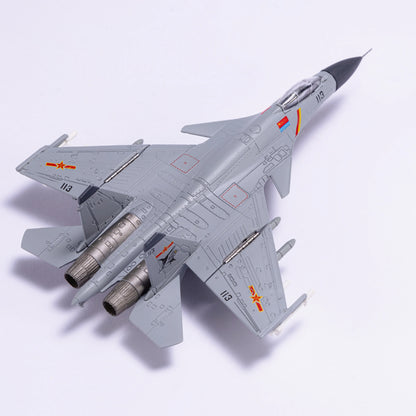 J15 1/144 Scale Metal Model airplane (including base) Scale model Home placement, collection and decoration  Creative gift