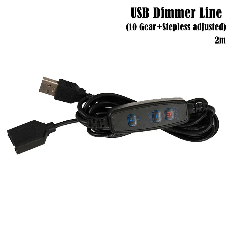 DC5V 24LED USB Night Light | 7 Color Atmosphere Lamp for Live Streaming