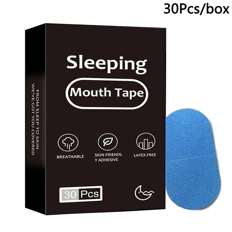 Snoring Relief Mouth Tape | 30 Hypoallergenic Strips for Better Sleep