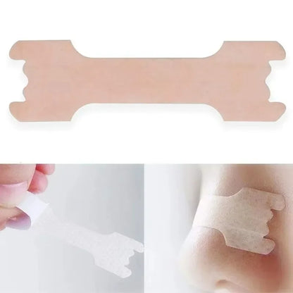 50pcs Anti Snoring Strips for Adults | Hypoallergenic Nasal Strips for Quiet Sleep