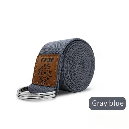 Yoga Stretching Strap with Metal Rings | Fitness and Flexibility Aid