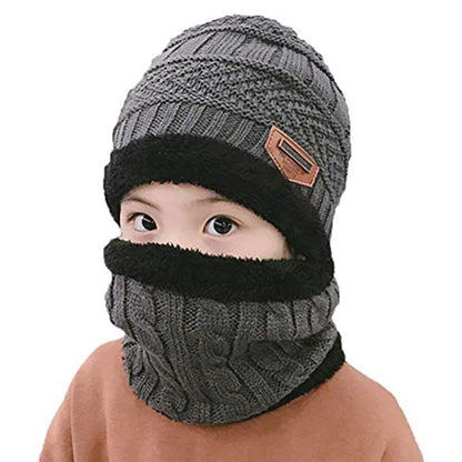 Children Winter Knit Hat and Scarf Set | Warm Unisex Accessory