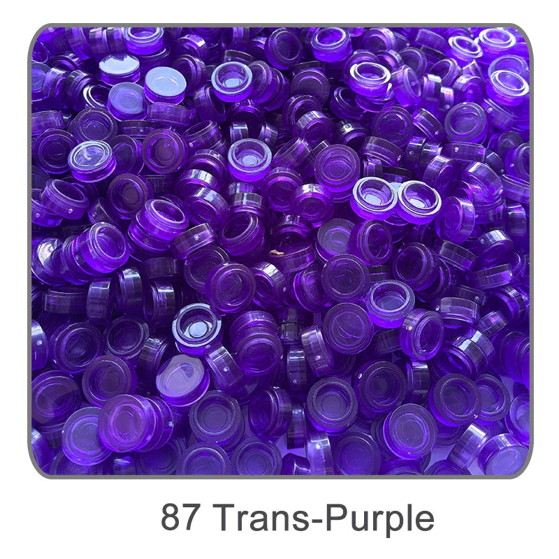 1000Pcs Tile 1x1 Round Building Blocks | 52 Color DIY Educational Creative Toy Set