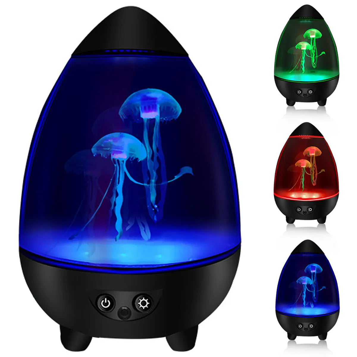 LED Jellyfish Lamp RGB Mood Light USB Night Light with Remote Aquarium Desk Decor