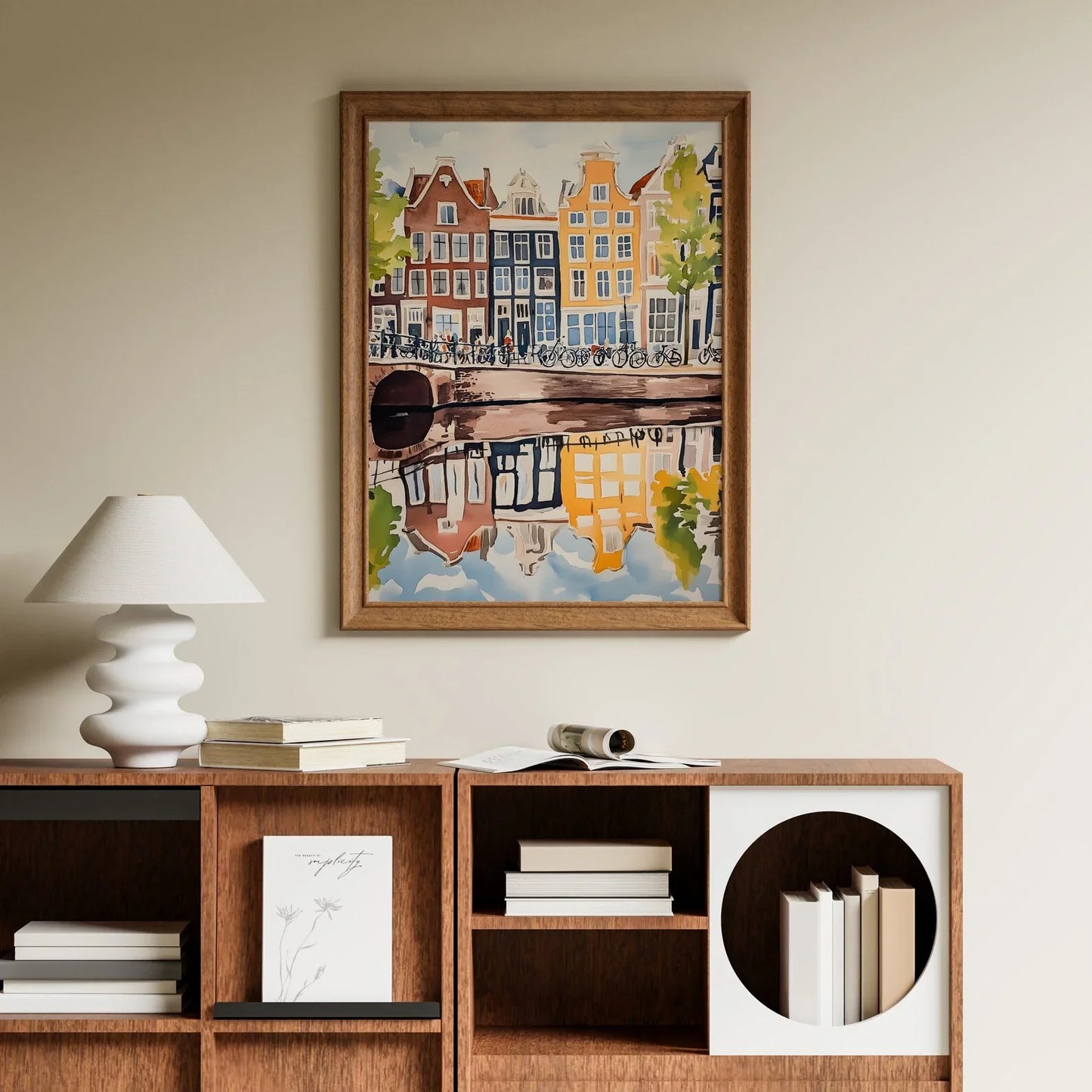 Marché aux fleurs Amsterdam Peinture aquarelle,Art mural Amsterdam,Impression canaux Amsterdam,Affiche voyage Pays-Bas,Affiche ville,Naiss